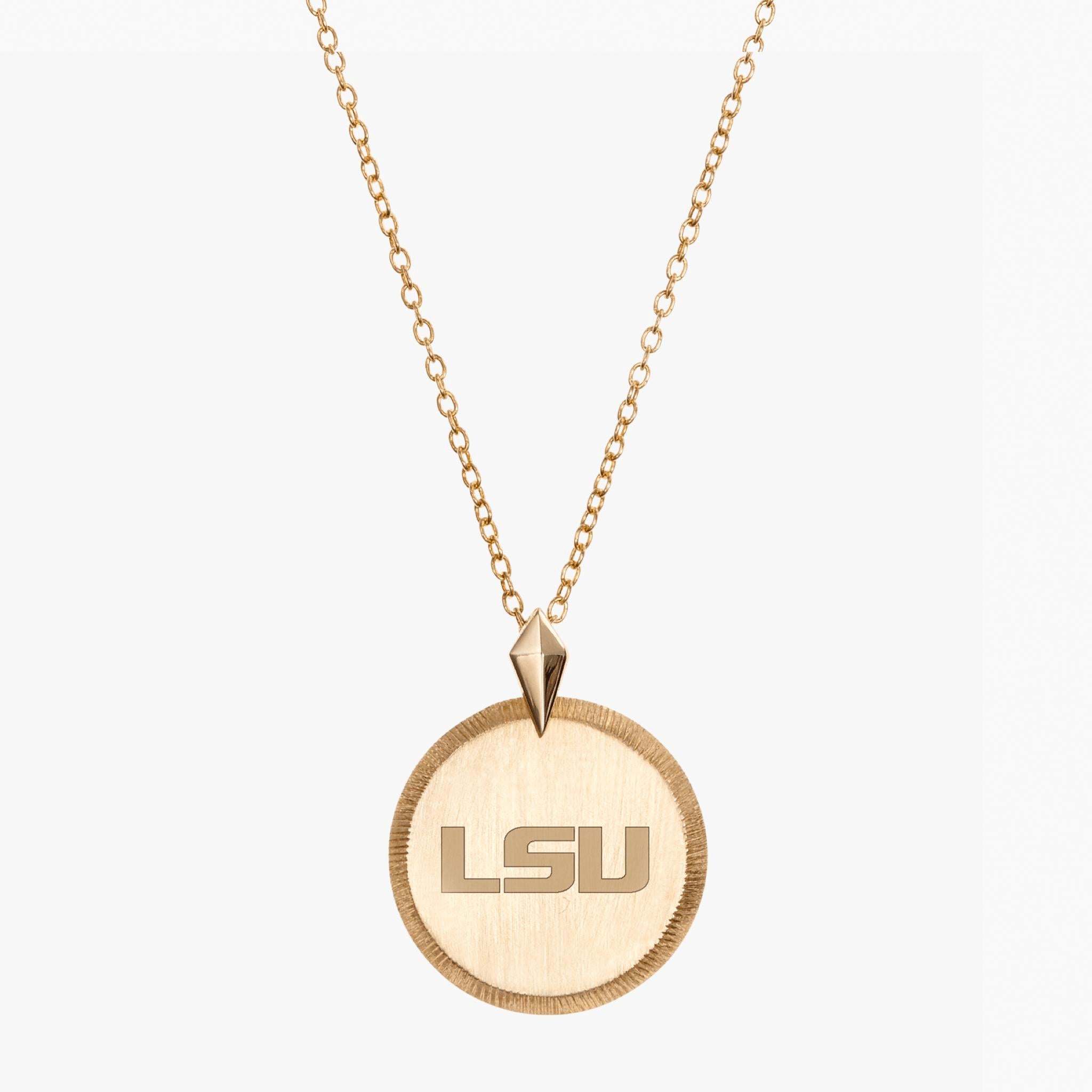 LSU Logo Florentine Pendant