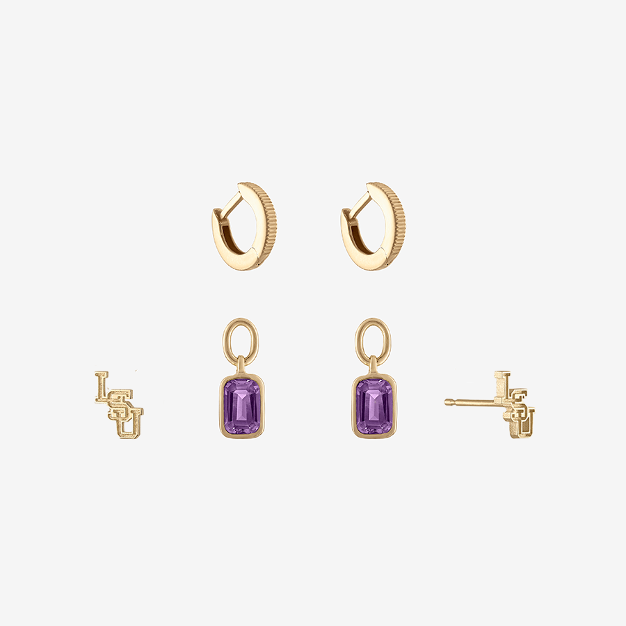 LSU Florentine Earring Bundle