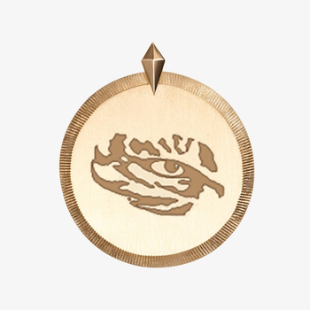 LSU Tiger Florentine Pendant