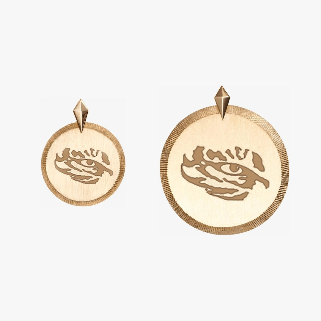 LSU Tiger Florentine Pendant