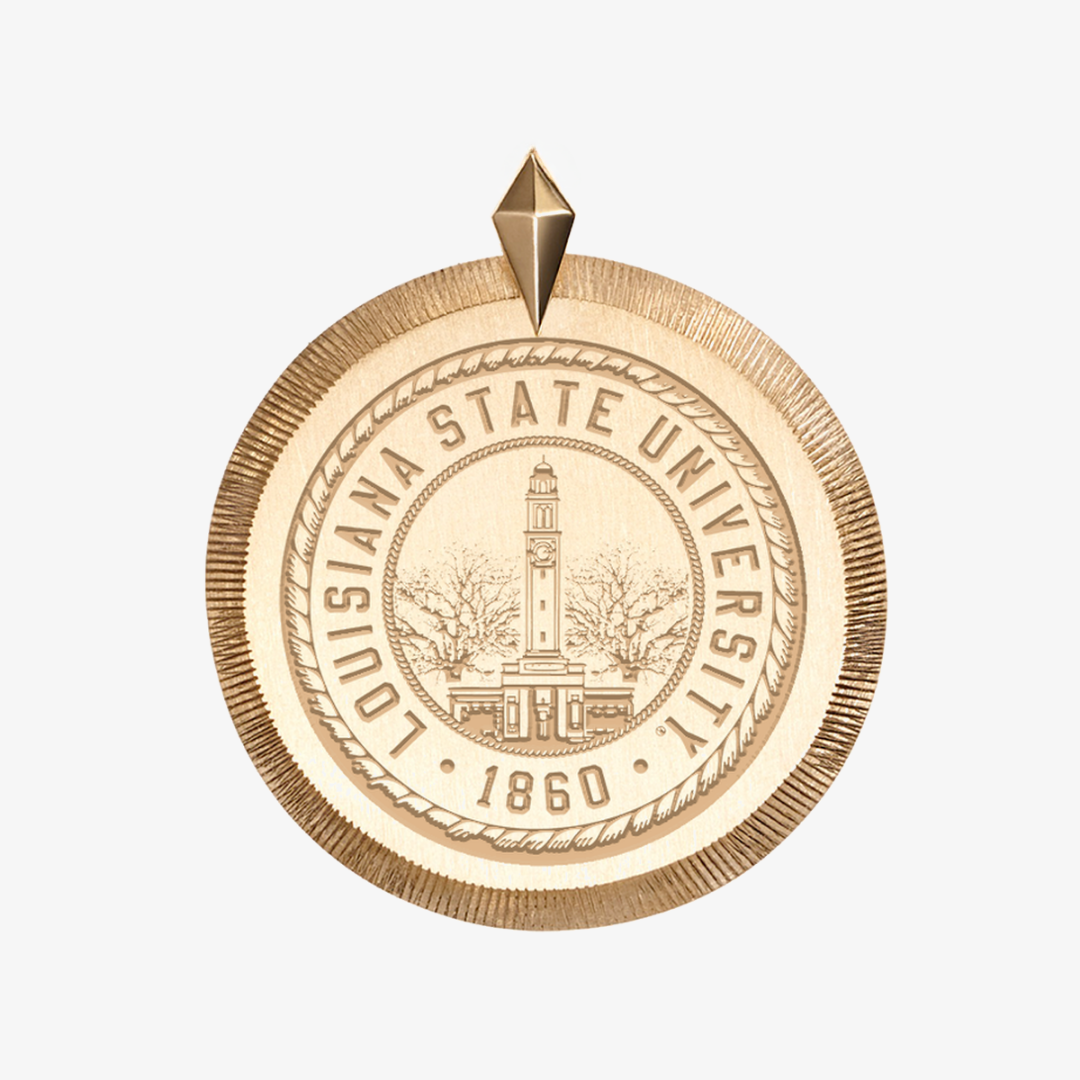 LSU Seal Florentine Pendant