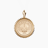 LSU Sunburst Crest Pendant