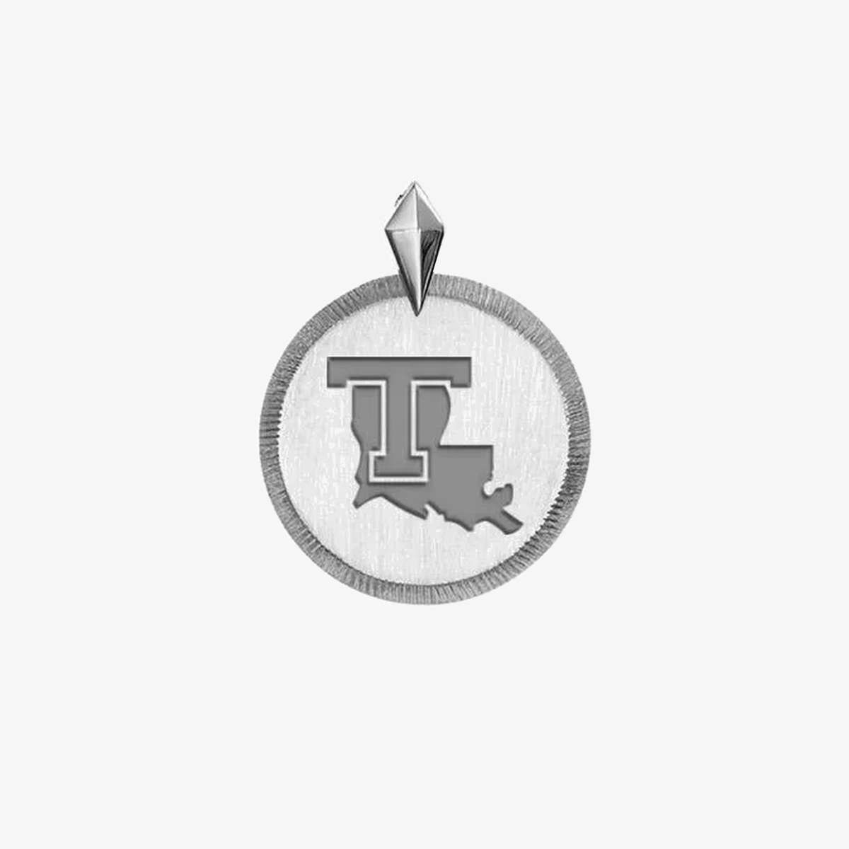 Louisiana Tech Florentine Pendant Petite
