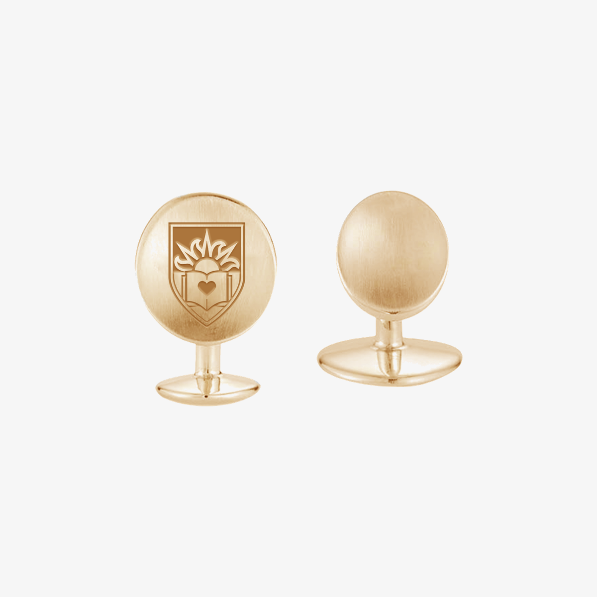 Lehigh Organic Crest Cufflinks