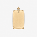 Custom Diamond Ingot Pendant