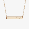 Lehigh Horizontal Bar Necklace