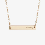 Liberty Horizontal Bar Necklace