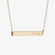 Liberty Horizontal Bar Necklace