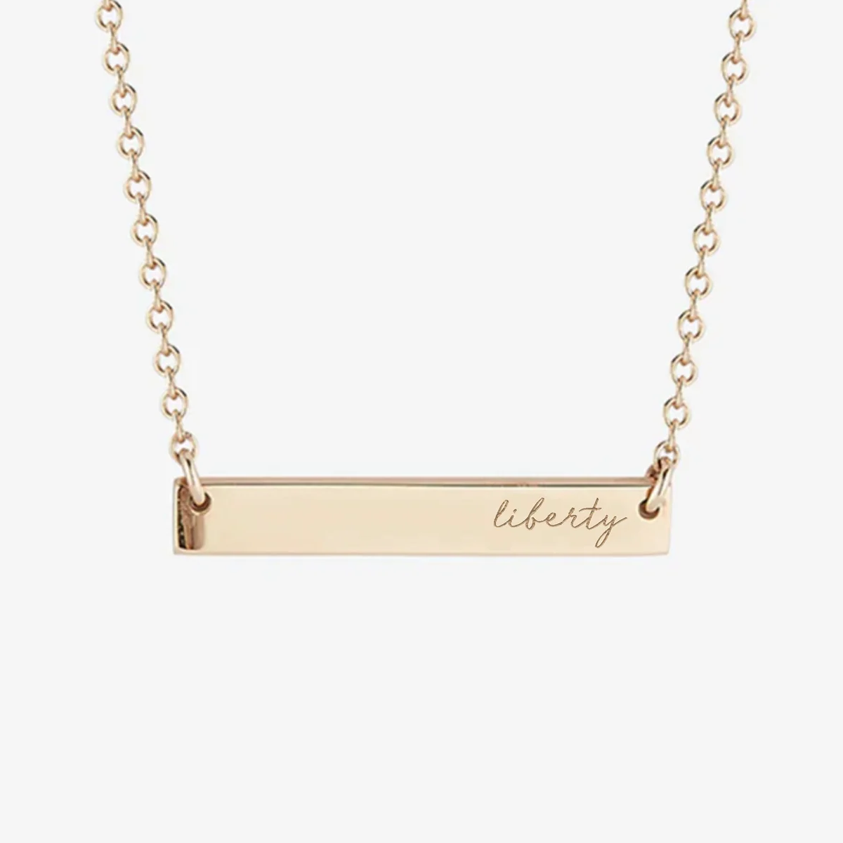Liberty Horizontal Bar Necklace