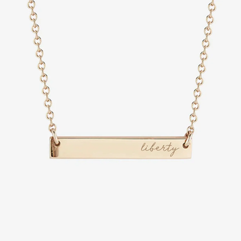 Liberty Horizontal Bar Necklace