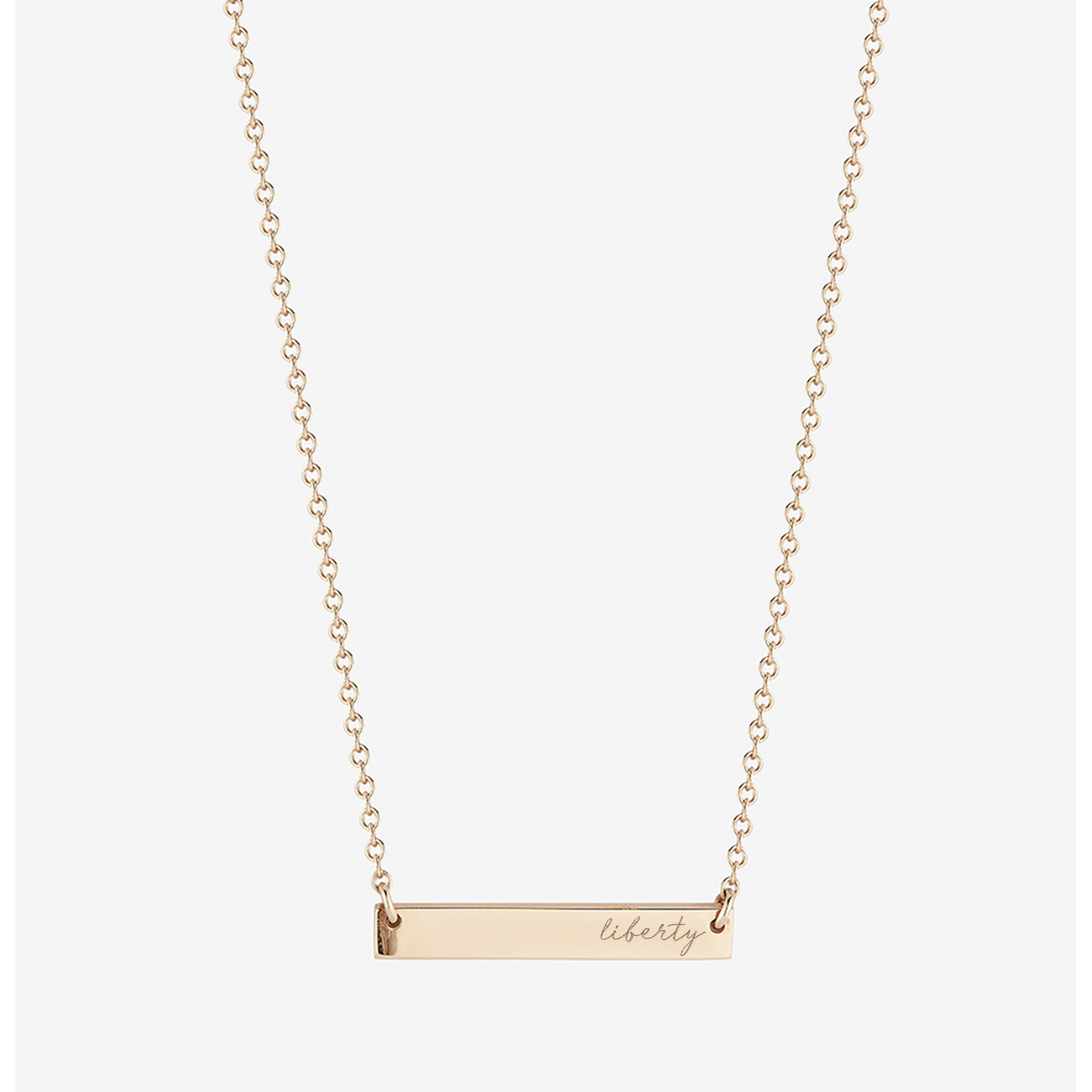 Liberty Horizontal Bar Necklace
