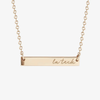 Louisiana Tech Horizontal Bar Necklace