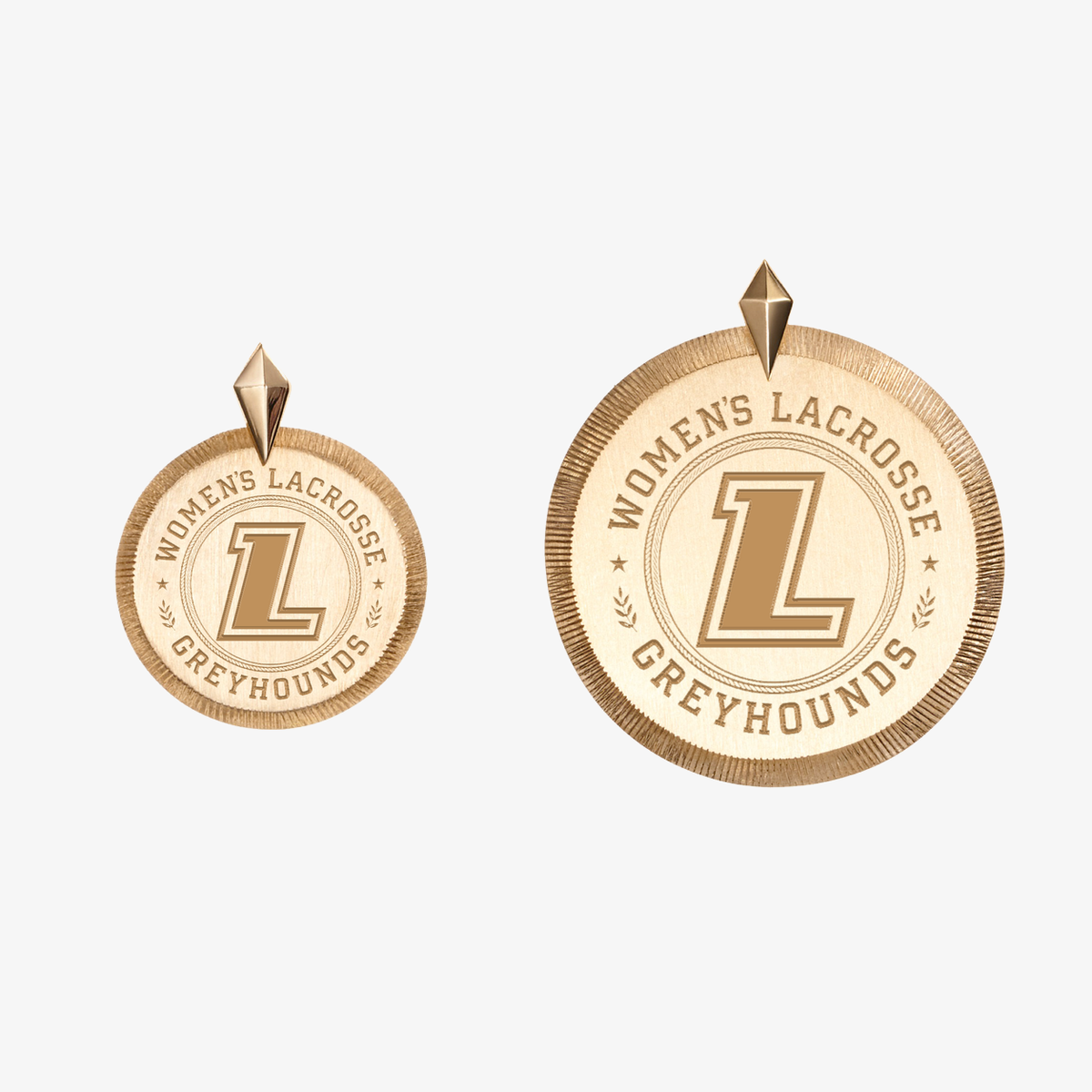 Loyola of Maryland Lacrosse Florentine Pendant