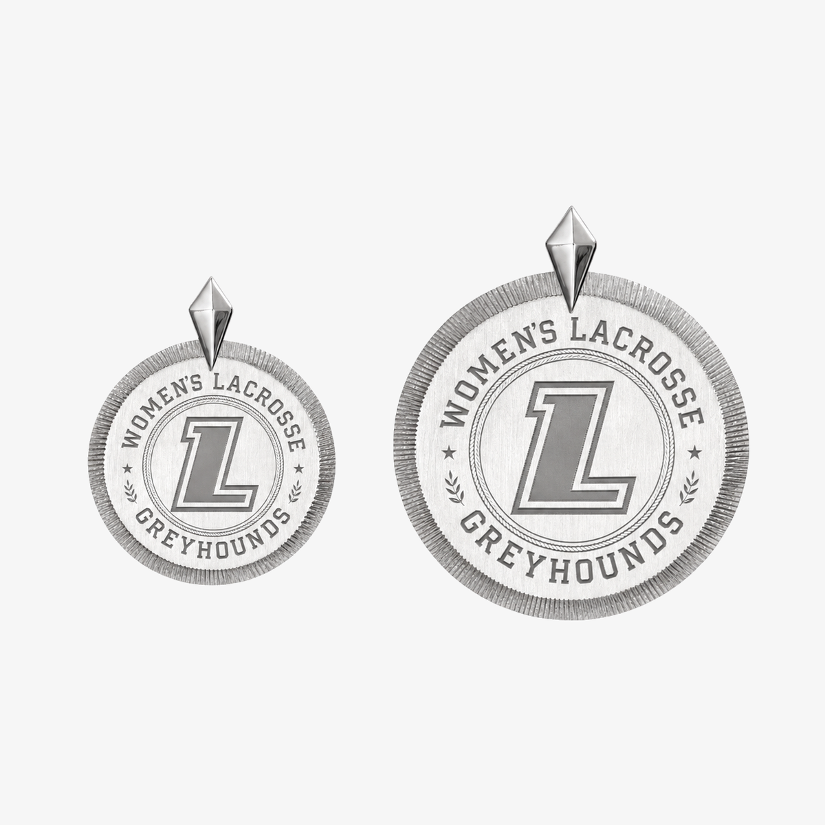 Loyola of Maryland Lacrosse Florentine Pendant