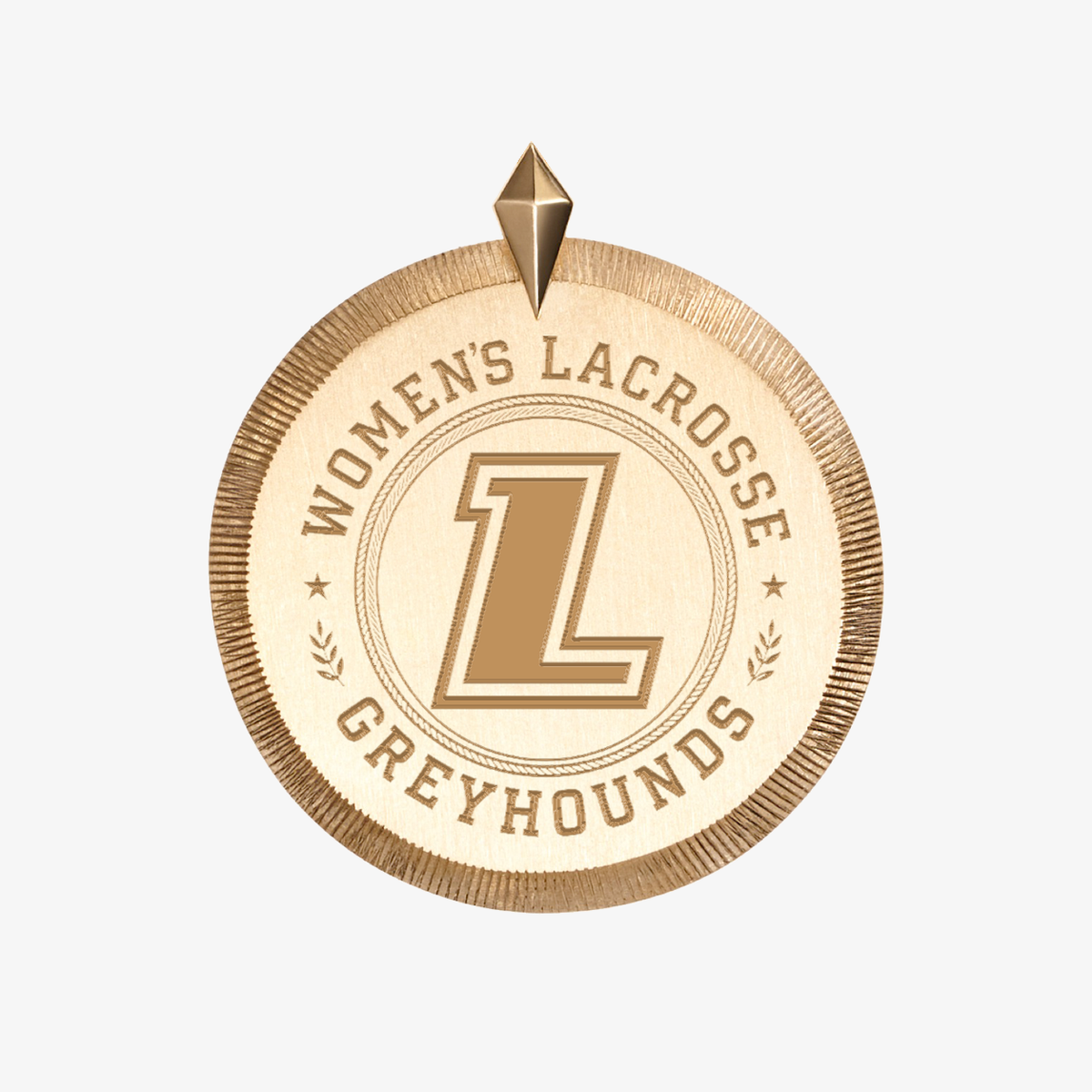 Loyola of Maryland Lacrosse Florentine Pendant