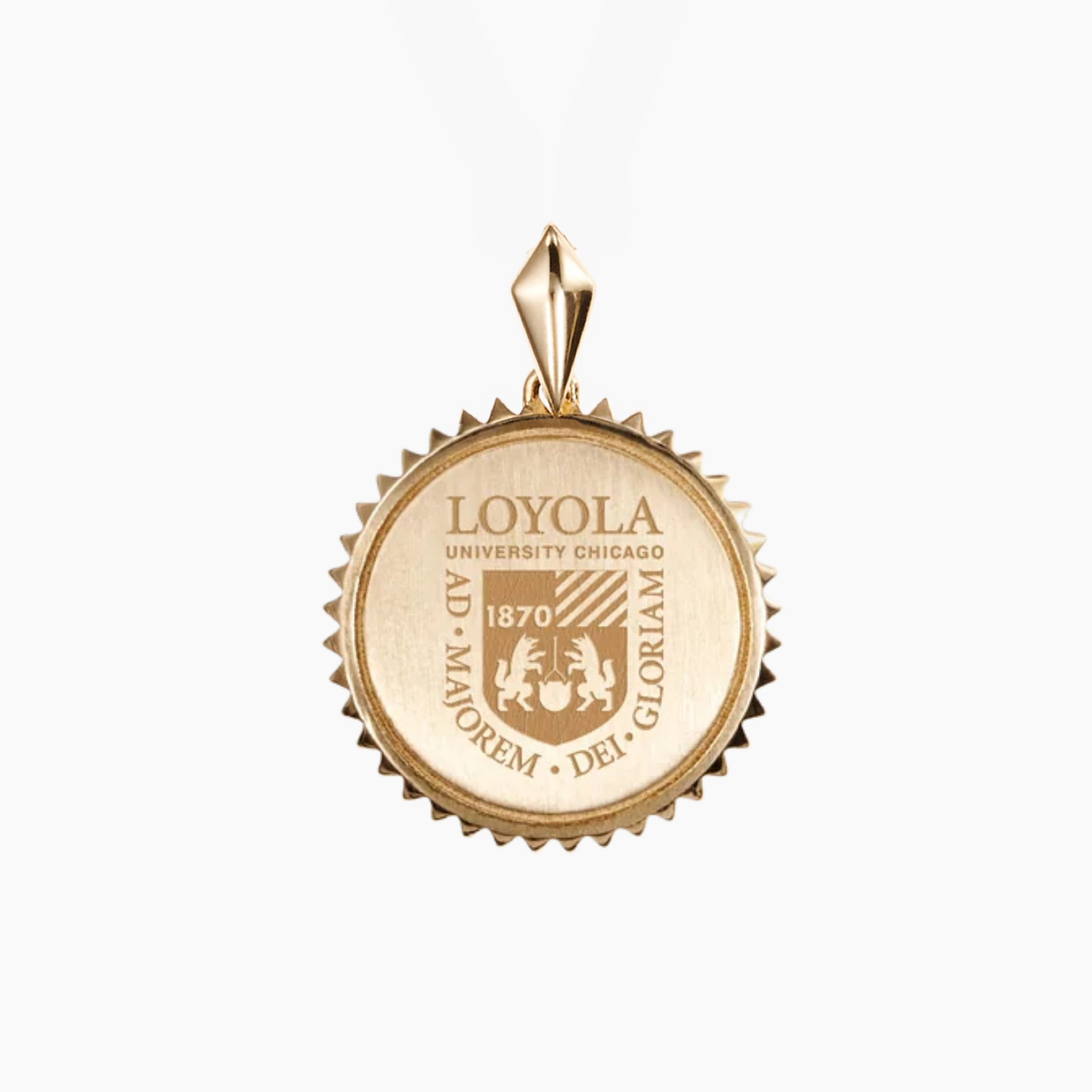 Loyola Chicago Sunburst Pendant