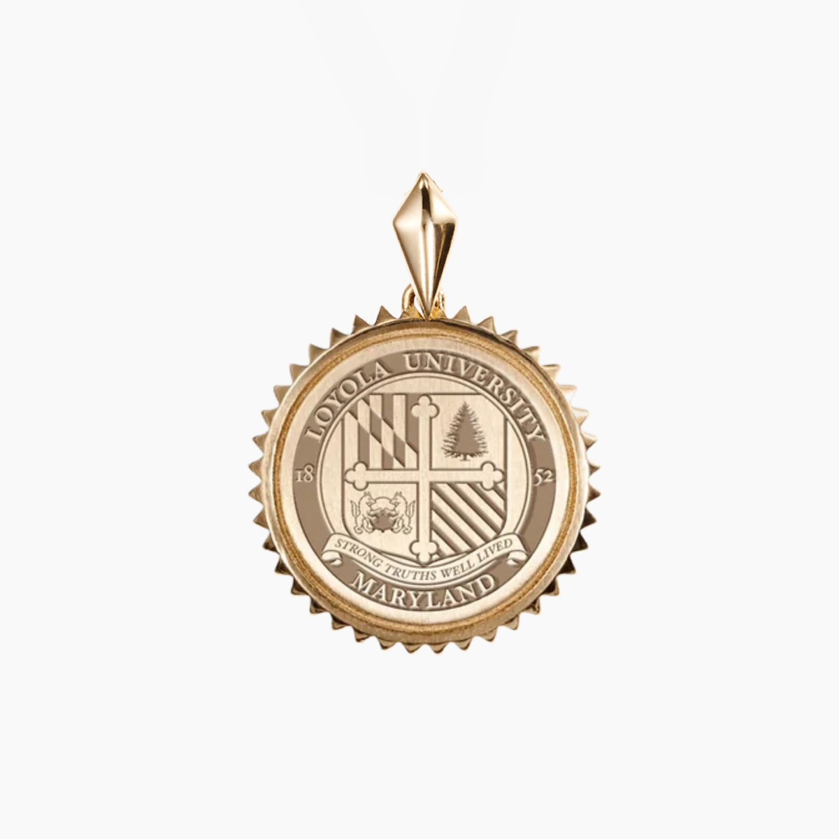 Loyola of Maryland Sunburst Pendant