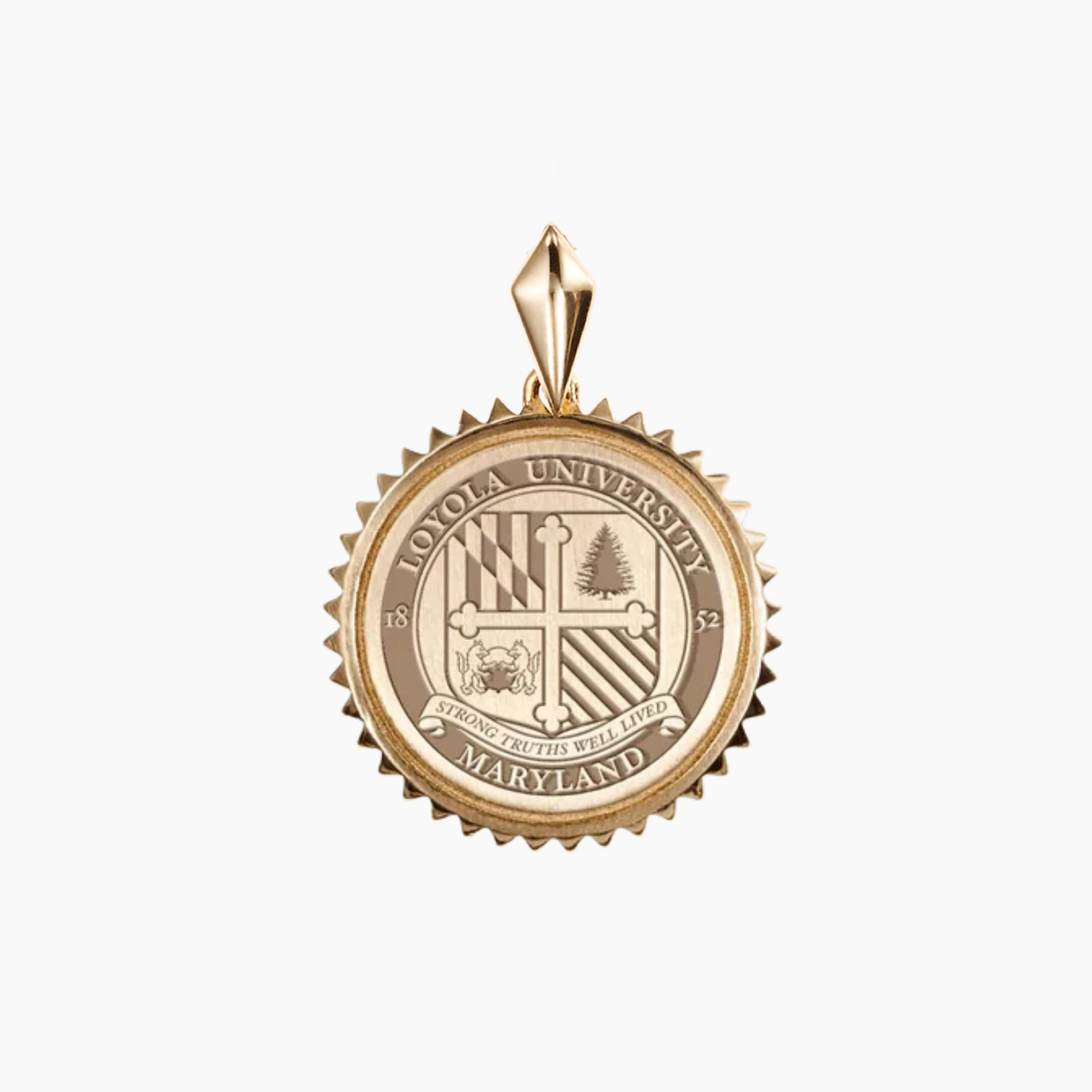 Loyola of Maryland Sunburst Pendant