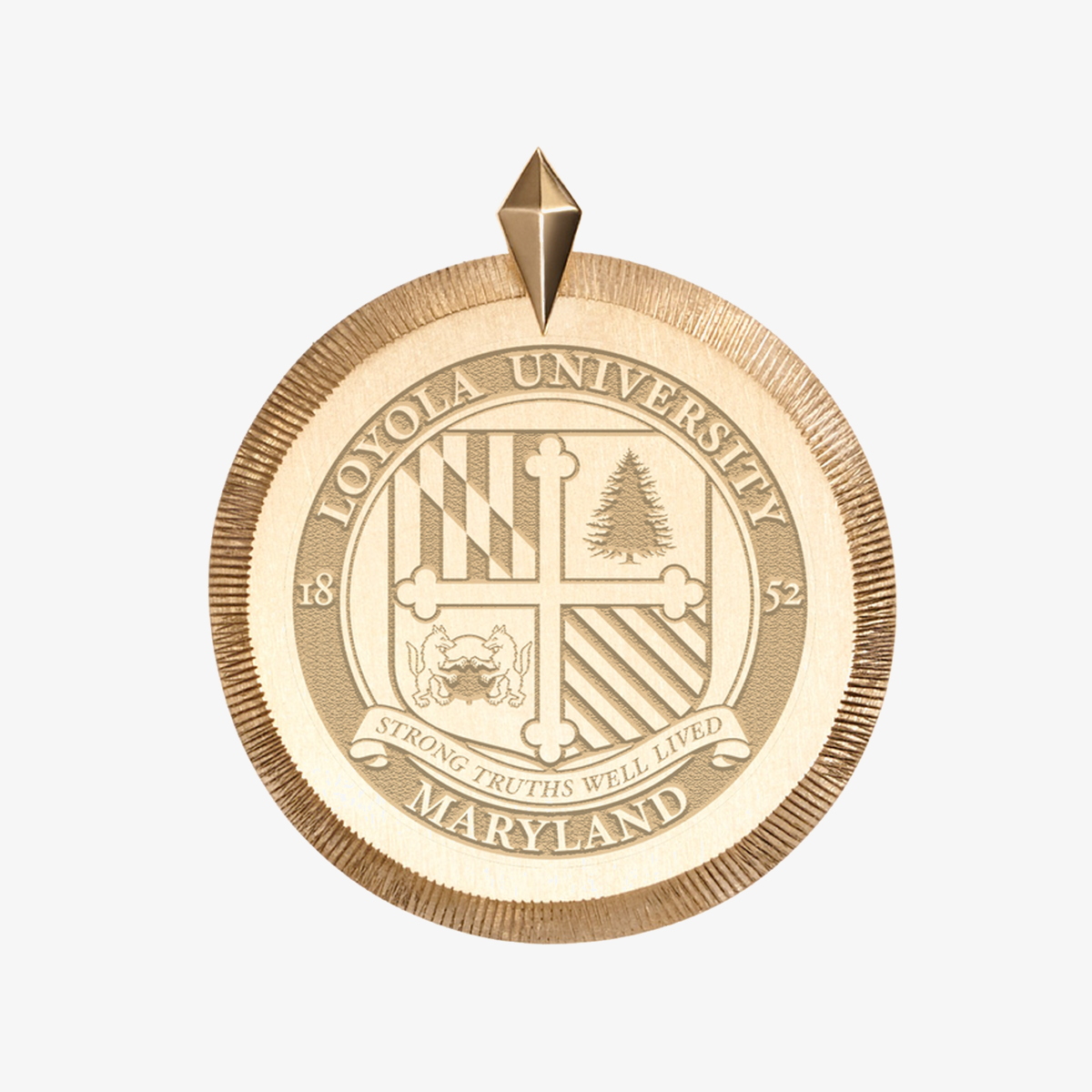 Loyola of Maryland Florentine Pendant