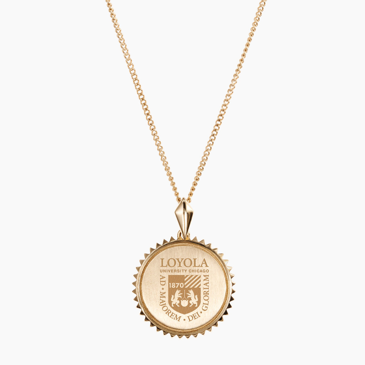 Loyola Chicago Sunburst Pendant