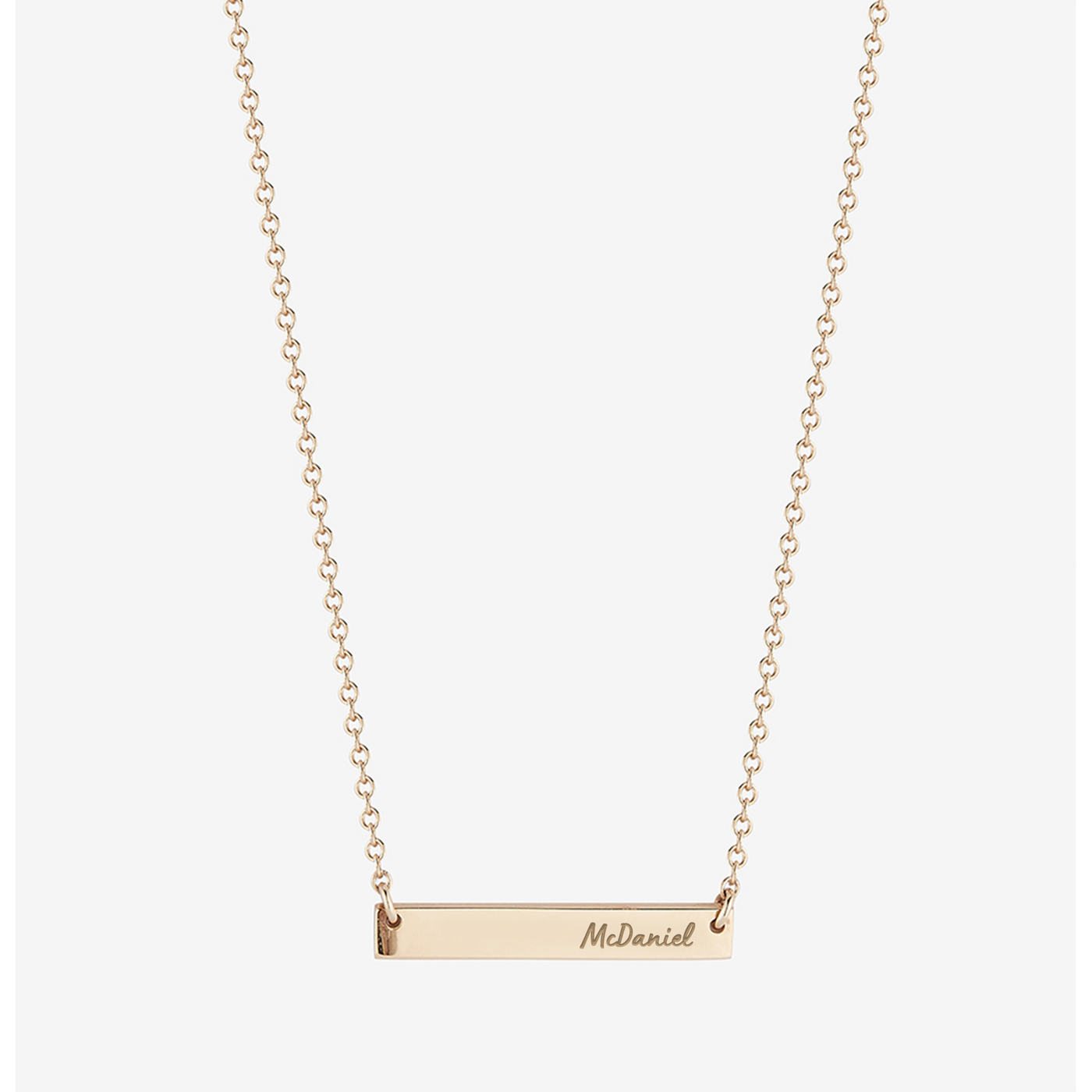 McDaniel College Horizontal Bar Necklace
