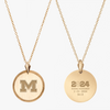 Michigan Florentine Championship Necklace Petite