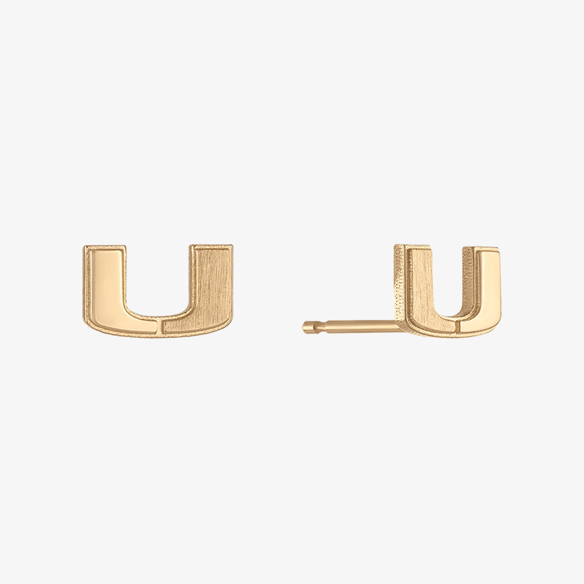 UMiami Logo Stud Earrings