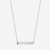 U Miami Go Canes Horizontal Bar Necklace