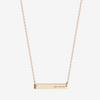 U Miami Go Canes Horizontal Bar Necklace