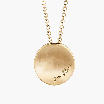 Michigan Go Blue Necklace