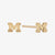 Michigan Logo Stud Earrings