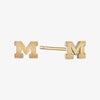 Michigan Logo Stud Earrings