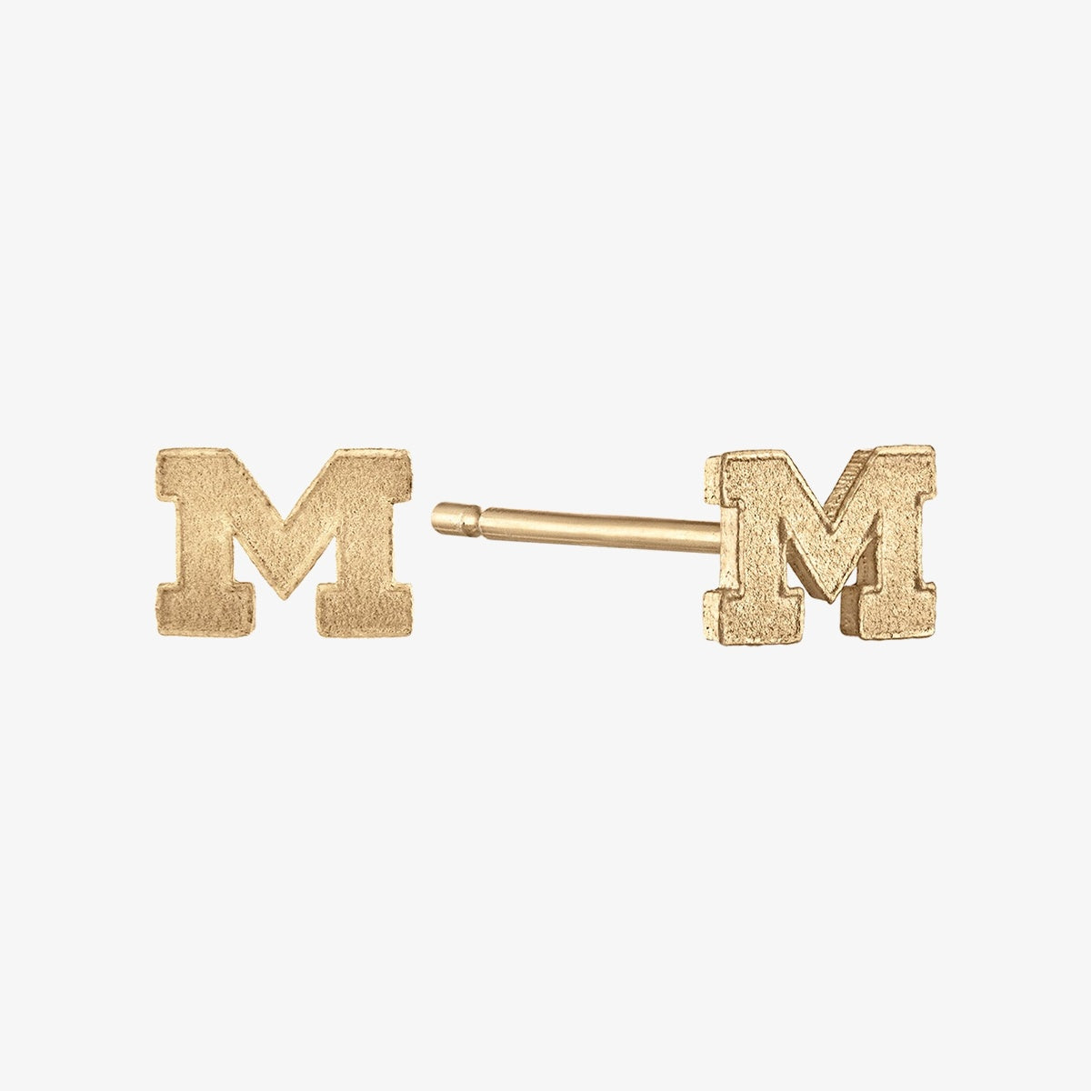 Michigan Logo Stud Earrings