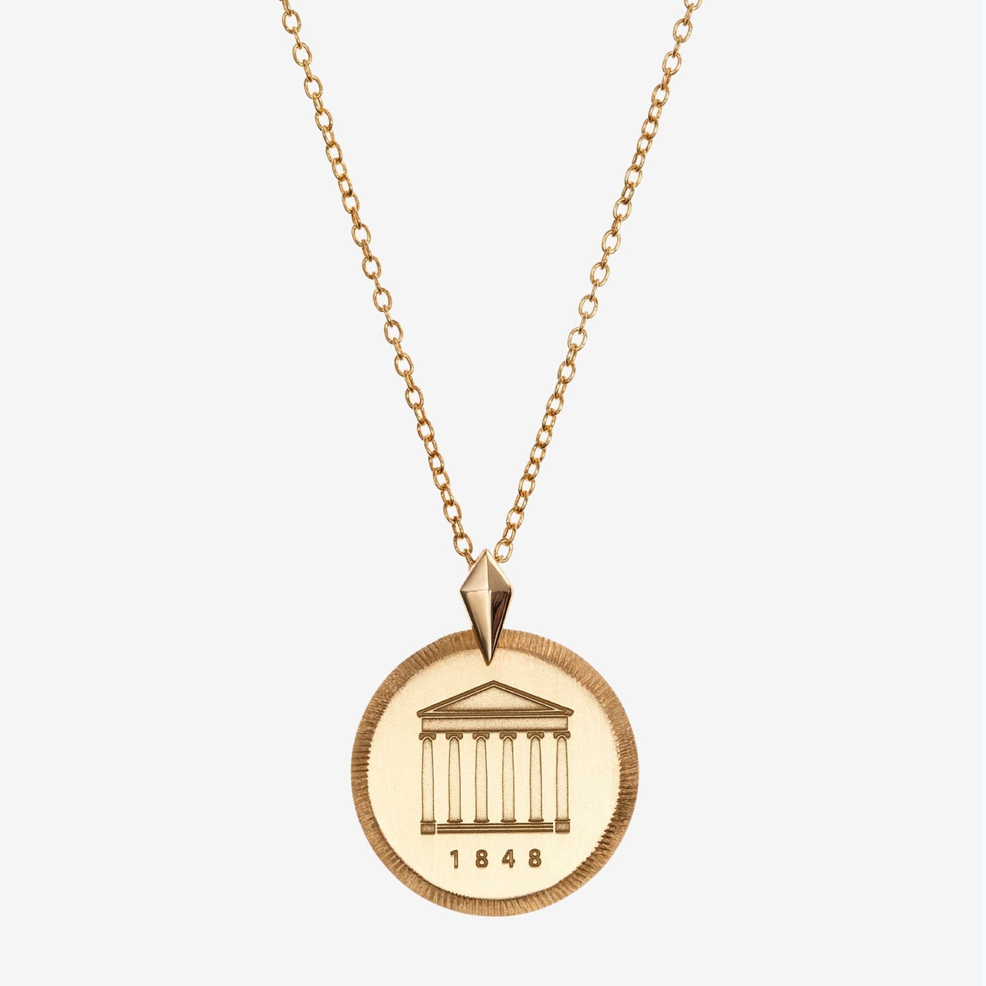Ole Miss Florentine Pendant