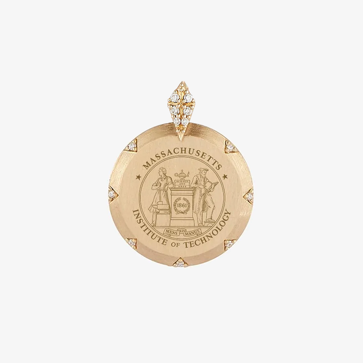 MIT 7-Point Diamond Pendant