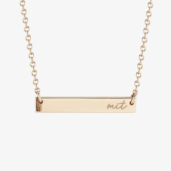 MIT Horizontal Bar Necklace