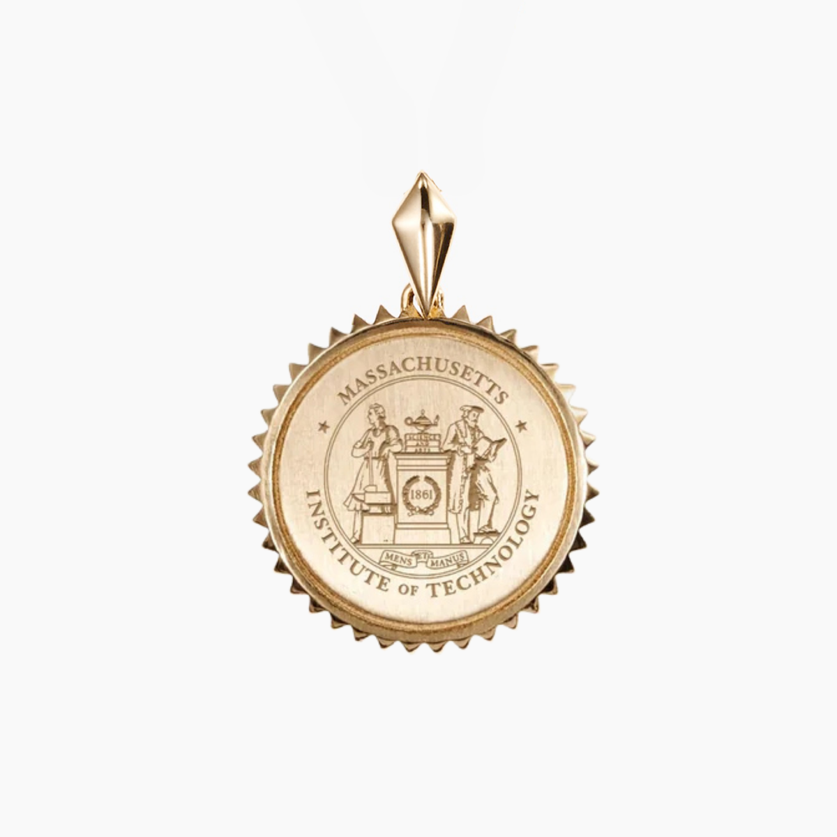 MIT Sunburst Crest Pendant