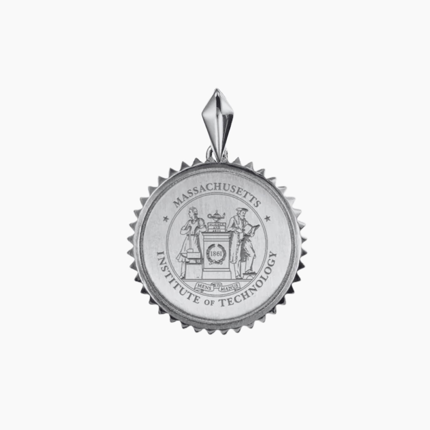 MIT Sunburst Crest Pendant