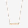Miami (OH) Love and Honor Horizontal Bar Necklace