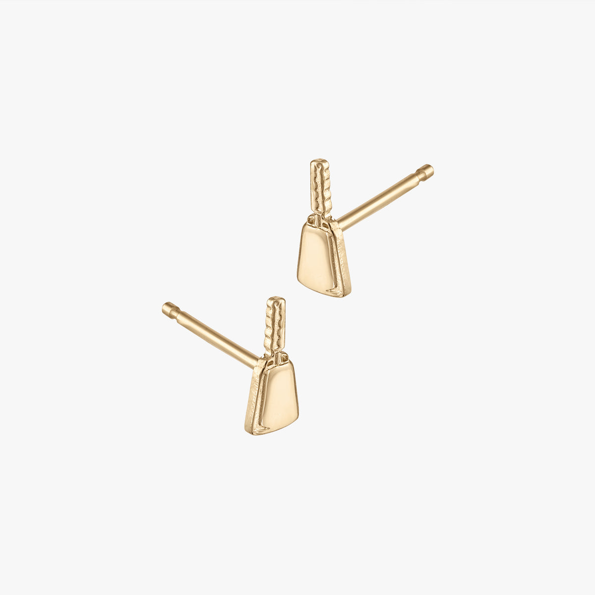 Mississippi State Cowbell Stud Earring