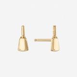 Mississippi State Cowbell Stud Earrings