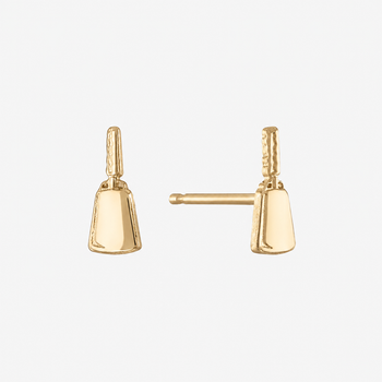 Mississippi State Cowbell Stud Earrings