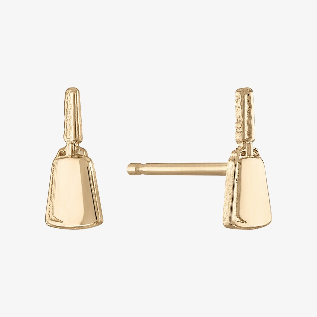 Mississippi State Cowbell Stud Earrings