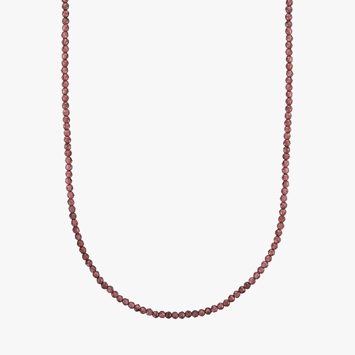 Maroon Beaded Necklace