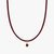 Maroon Silk Cord Garnet Bundle