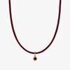 Maroon Silk Cord Garnet Bundle