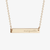 Marquette Horizontal Bar Necklace
