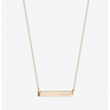 Marquette Horizontal Bar Necklace