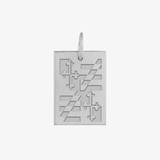 Maryland Flag Rectangle Pendant