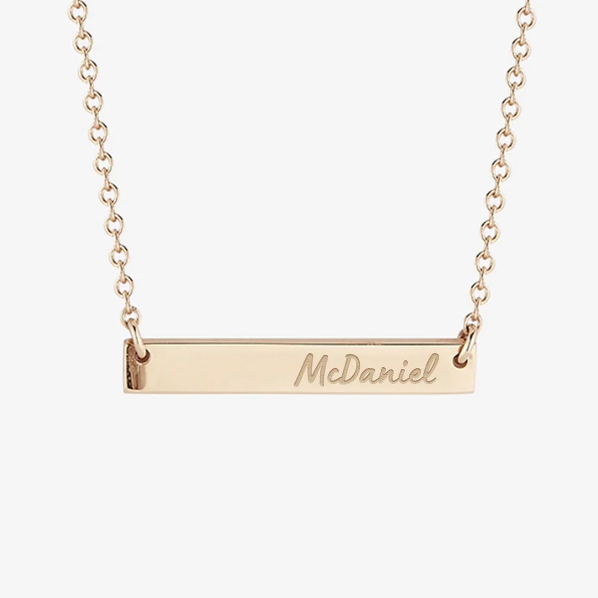 McDaniel College Horizontal Bar Necklace
